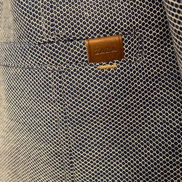ZARA SPORT COAT BLUE SIZE 42 R PRE OWNED - Picture 3 of 10